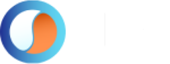 Logo of SHC with a blue and orange circular design to the left of the text.